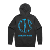 a black hoodie with the word cnn on it